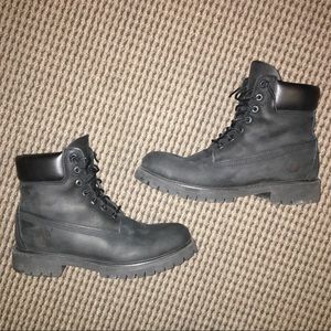 Black Timberland 6-Inch Premium Waterproof Boot